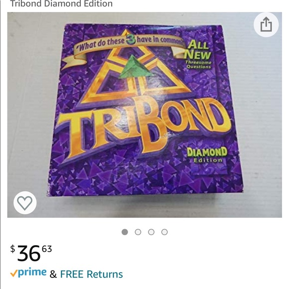 TriBond Diamond Edition game - 2+ players, age 12+ - Picture 2 of 6